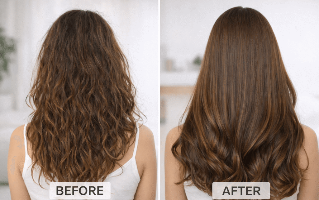 Alloom Hair Dryer Before - After case 3
