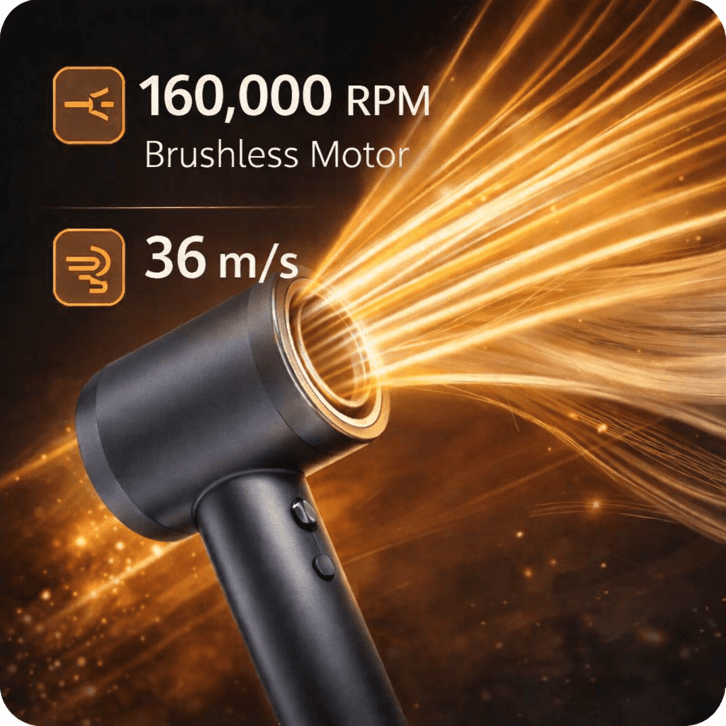 Alloom Hair Dryer - Fast Drying in Minutes