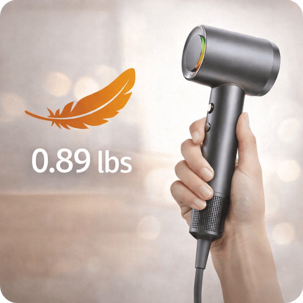 Alloom Hair Dryer - Lightweight & Easy to Handle